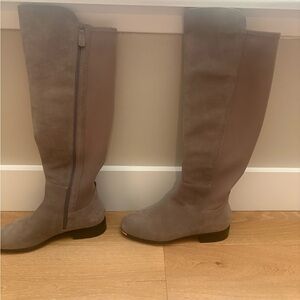 Cole Haan Taupe Over the Knee Boots